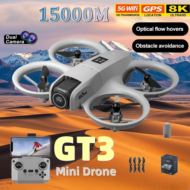 Drone Gimbal Mount - GT3 Drone 8K HD Dual Camera