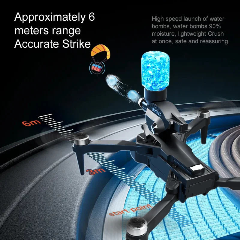 K11MAX Drone with Water Bombs  - Drone Gimbal Mount reseña y precio
