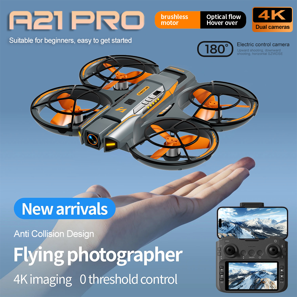 New A21 Drone 8K Professional  - Drone Gimbal Brushless reseña y precio