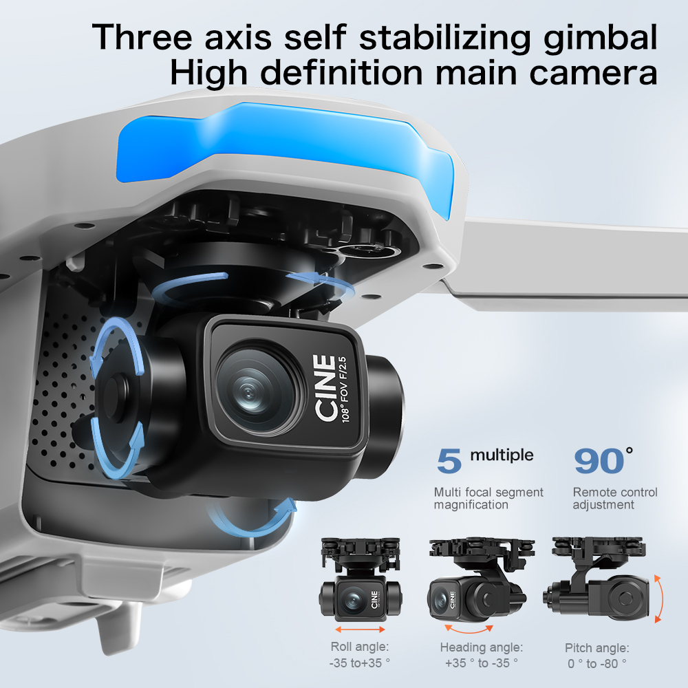 S-X1 MAX GPS Drone with 3-Axis - Drone Gimbal 3 Axis reseña y precio