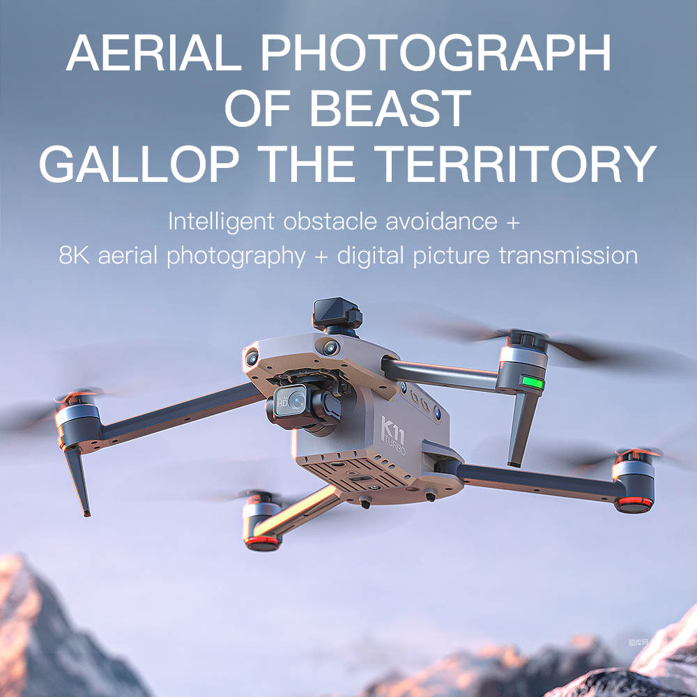 K11 Tubro Dual Camera GPS Dron - Drone Gimbal Mount reseña y precio