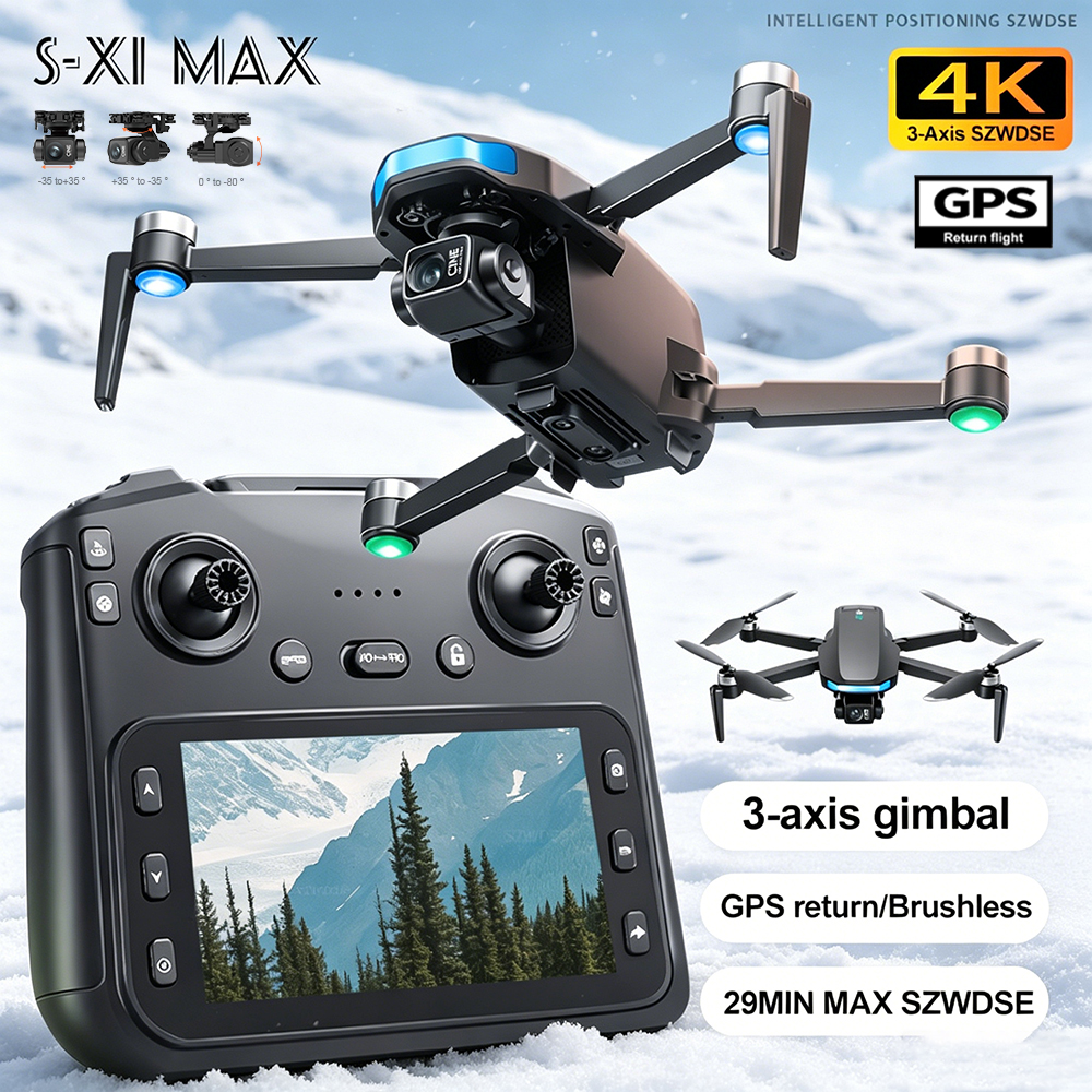 New S-X1 MAX Drone GPS 8K Prof - Drone Gimbal Case reseña y precio